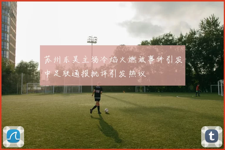 苏州东吴主场冷焰火燃放事件引发中足联通报批评引发热议